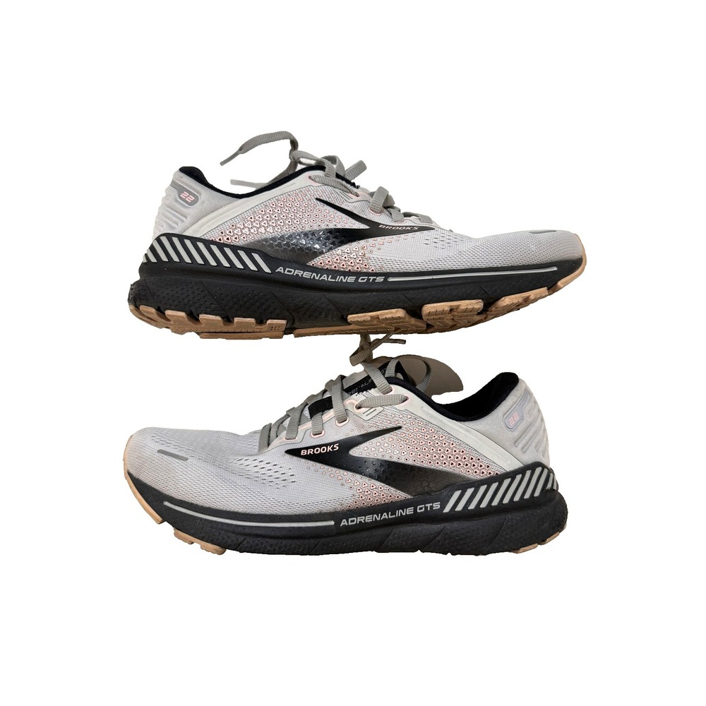 Brooks Adrenaline GTS 22 Running Shoes Womens 9.5 Gray‎ Support Great Condition